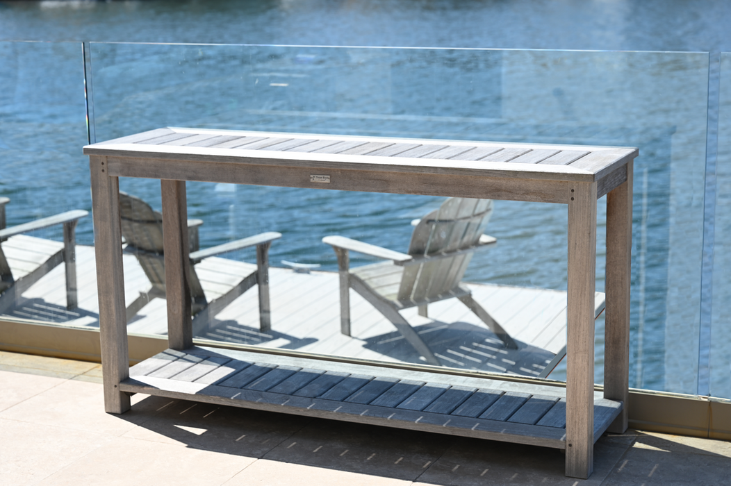 Three Birds Casual Newport Console Table with lower Shelf 60"