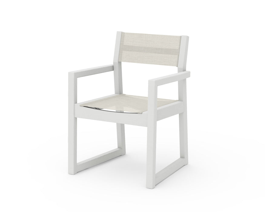 POLYWOOD® EDGE Sling Dining Arm Chair