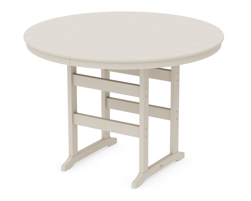 POLYWOOD® 60” Round Farmhouse Bar Table
