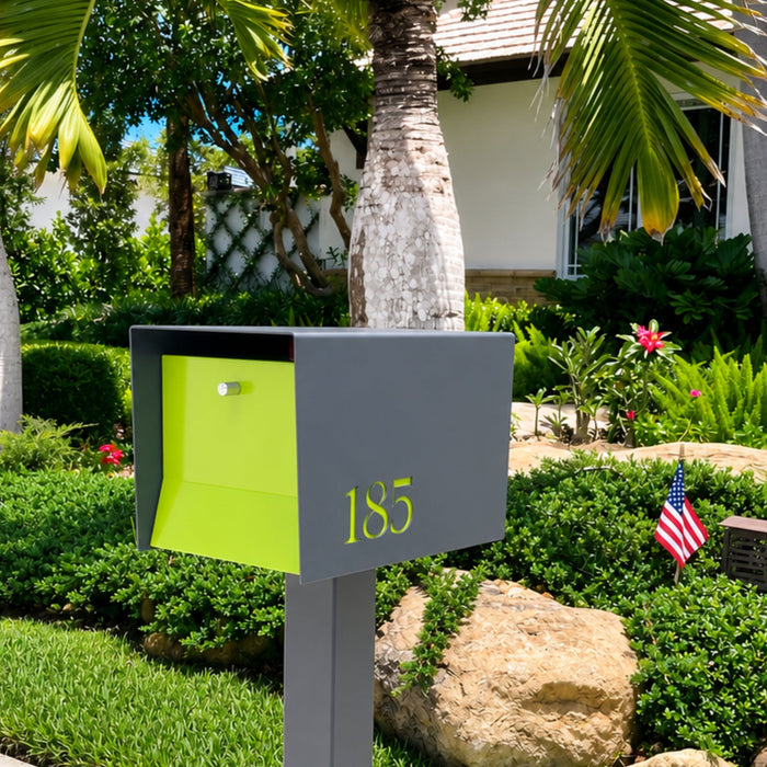 UptownBox-2.0 in DESIGNER GREY - Modern Mailbox