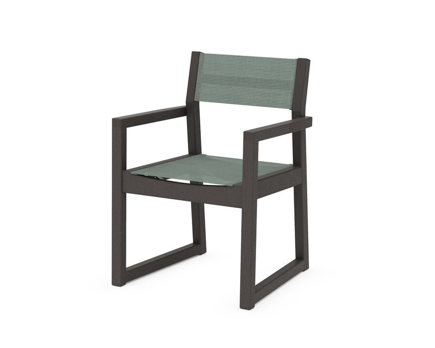 POLYWOOD® EDGE Sling Dining Arm Chair
