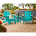 POLYWOOD Wave 3-Piece Adirondack Set with The Ocean Chair in