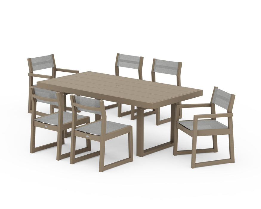 POLYWOOD® EDGE Sling 7-Piece Dining Set