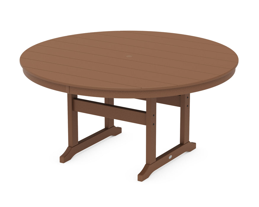 POLYWOOD® 60” Round Farmhouse Dining Table