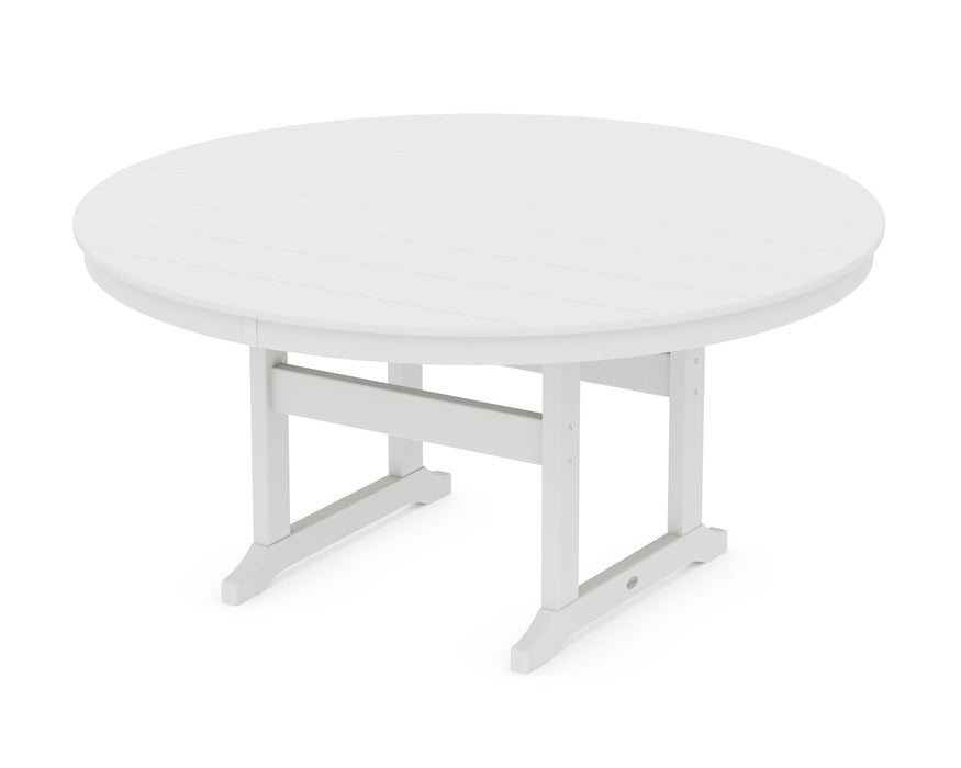 POLYWOOD® 60” Round Farmhouse Dining Table
