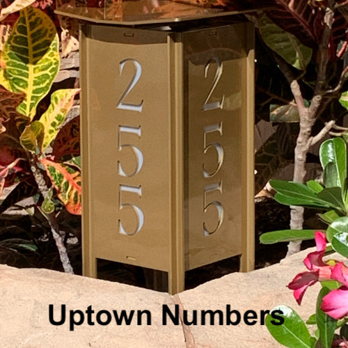 RadiantLight 27" tall ADDRESS MARKER Landscape Light - Garden Light
