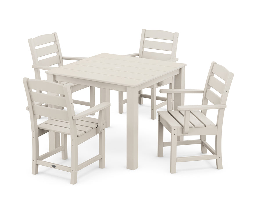 POLYWOOD Lakeside 5-Piece Parsons Dining Set