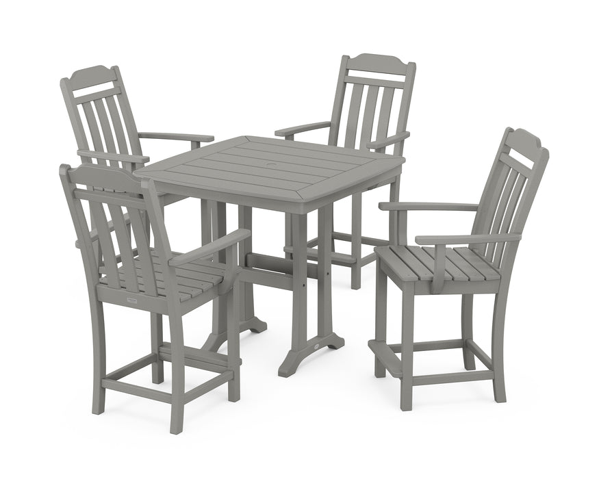 Country Living by POLYWOOD 5-Piece Counter Set with Trestle Legs