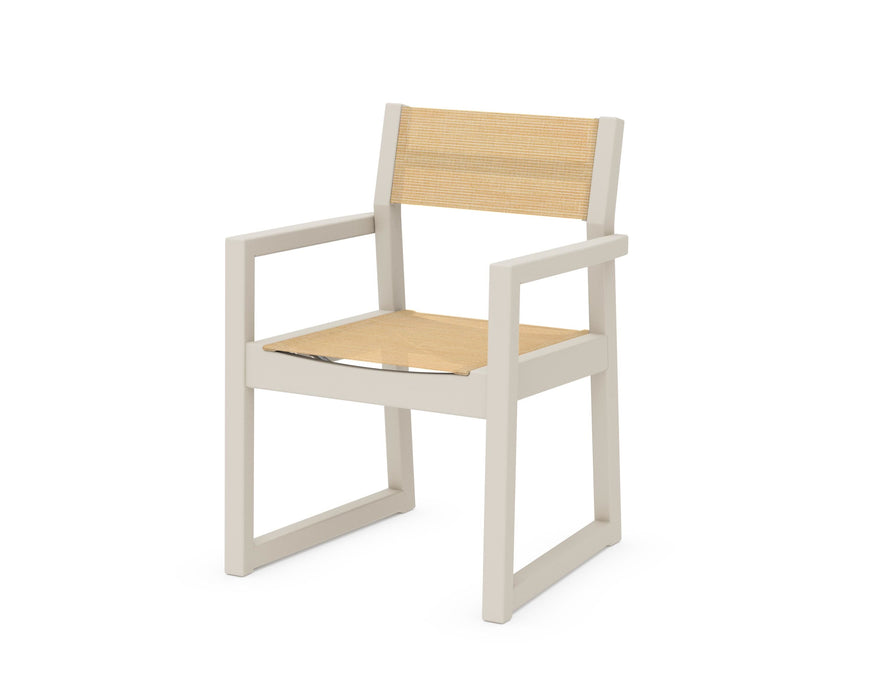 POLYWOOD® EDGE Sling Dining Arm Chair