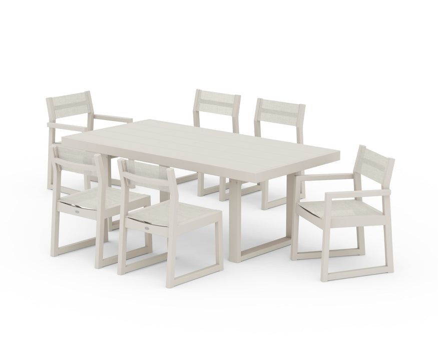 POLYWOOD® EDGE Sling 7-Piece Dining Set