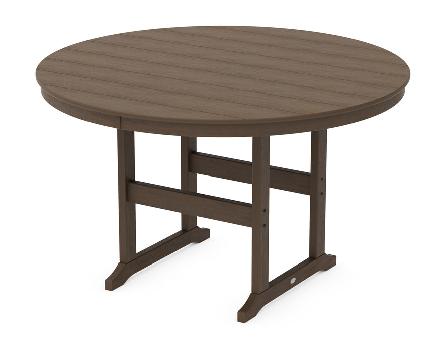 POLYWOOD® 60” Round Farmhouse Counter Table