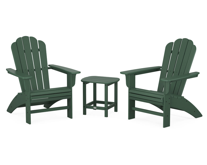 Country Living by POLYWOOD Curveback Adirondack Chair 3-Piece Set