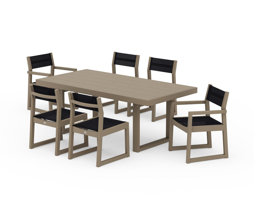 POLYWOOD® EDGE Sling 7-Piece Dining Set