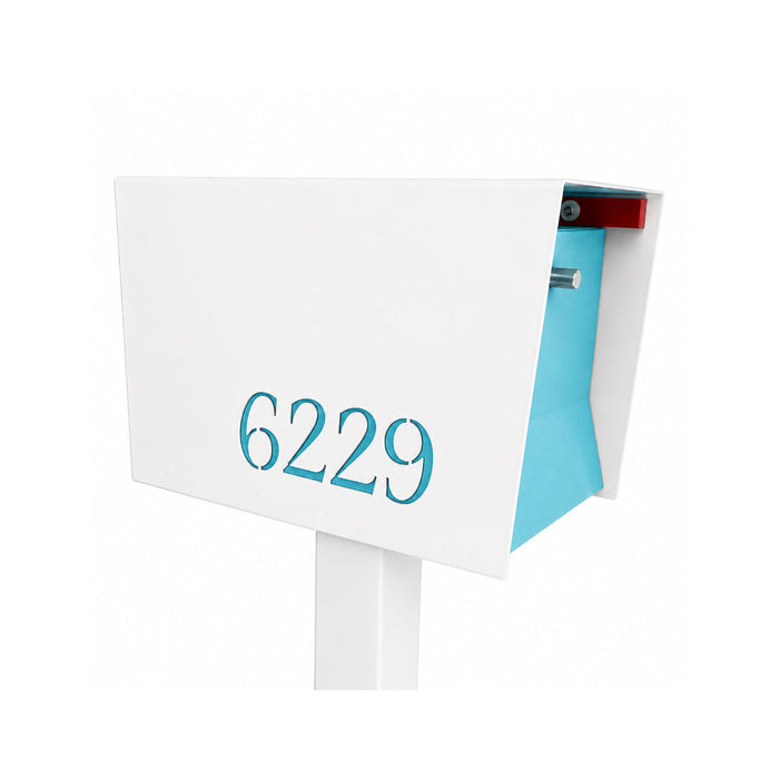 UptownBox-2.0 in ARCTIC WHITE - Modern Mailbox