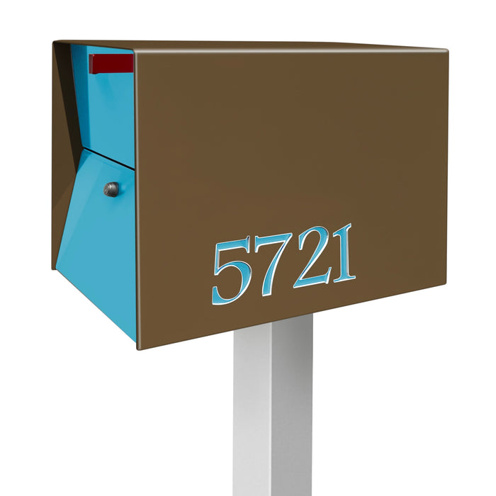 NEW! The UpTown Box Locking Package Dropbox  in COCONUT - Modern Mailbox