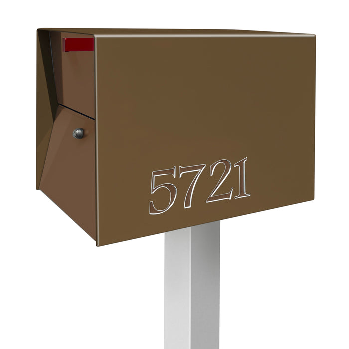 NEW! The UpTown Box Locking Package Dropbox  in COCONUT - Modern Mailbox