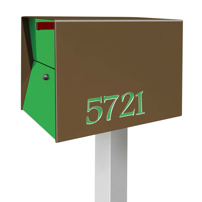 NEW! The UpTown Box Locking Package Dropbox  in COCONUT - Modern Mailbox