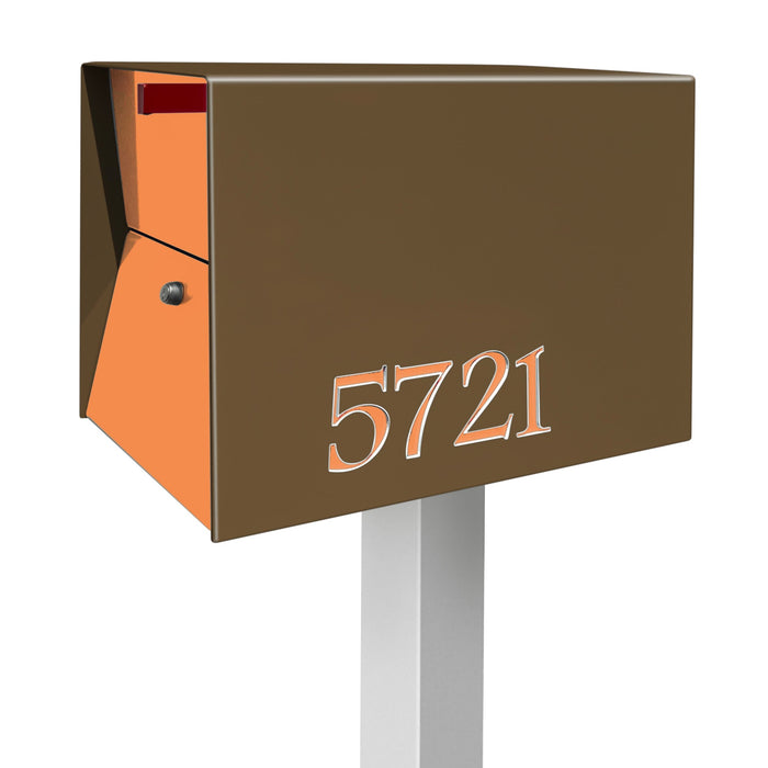 NEW! The UpTown Box Locking Package Dropbox  in COCONUT - Modern Mailbox