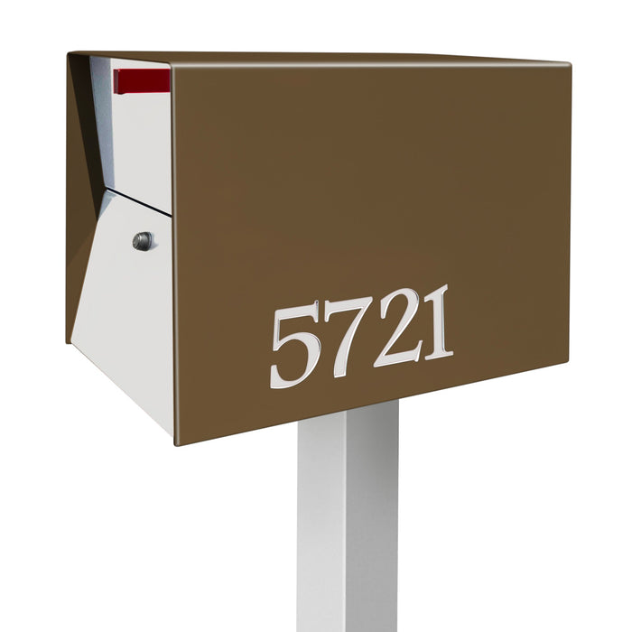NEW! The UpTown Box Locking Package Dropbox  in COCONUT - Modern Mailbox