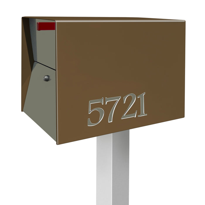 NEW! The UpTown Box Locking Package Dropbox  in COCONUT - Modern Mailbox