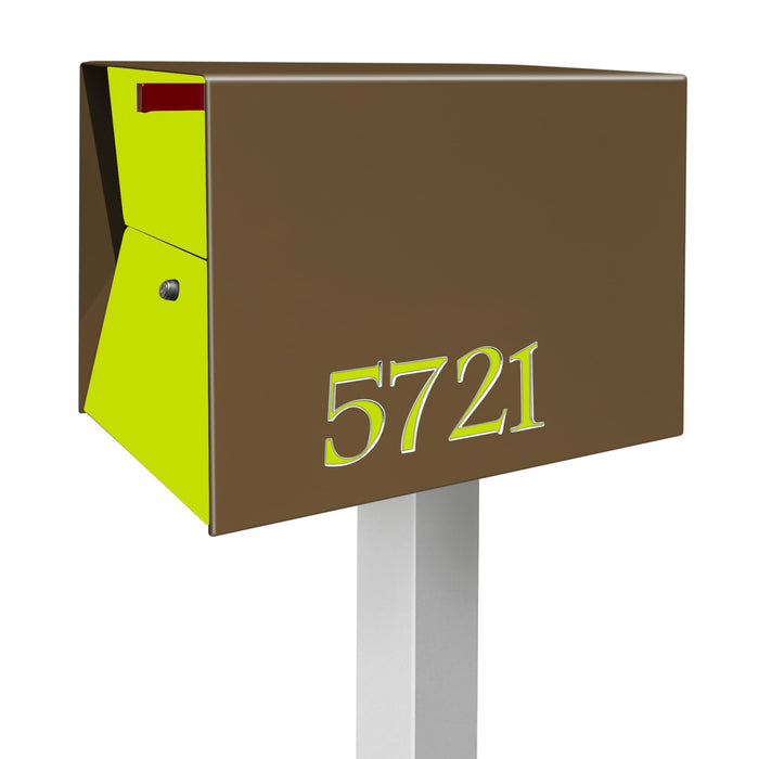 NEW! The UpTown Box Locking Package Dropbox  in COCONUT - Modern Mailbox
