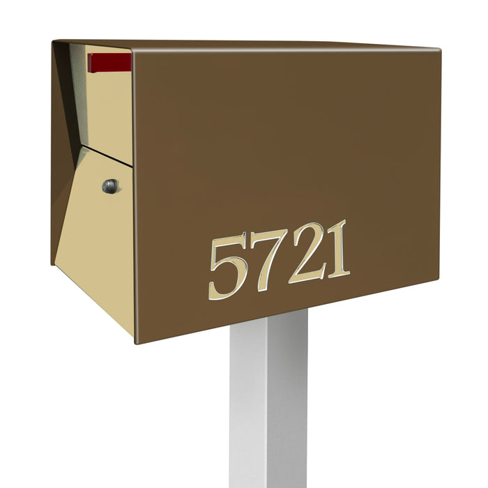 NEW! The UpTown Box Locking Package Dropbox  in COCONUT - Modern Mailbox
