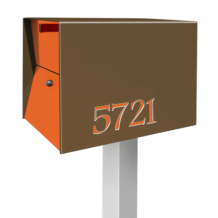 NEW! The UpTown Box Locking Package Dropbox  in COCONUT - Modern Mailbox