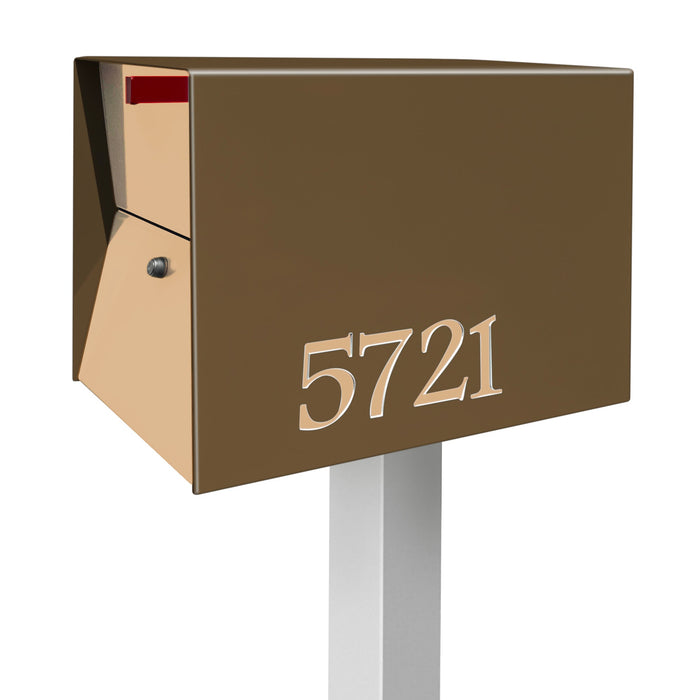 NEW! The UpTown Box Locking Package Dropbox  in COCONUT - Modern Mailbox