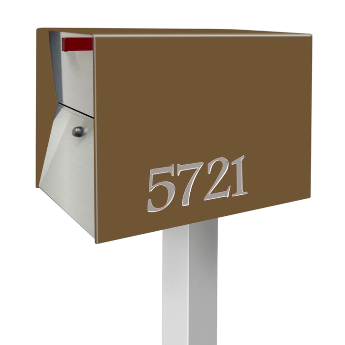 NEW! The UpTown Box Locking Package Dropbox  in COCONUT - Modern Mailbox