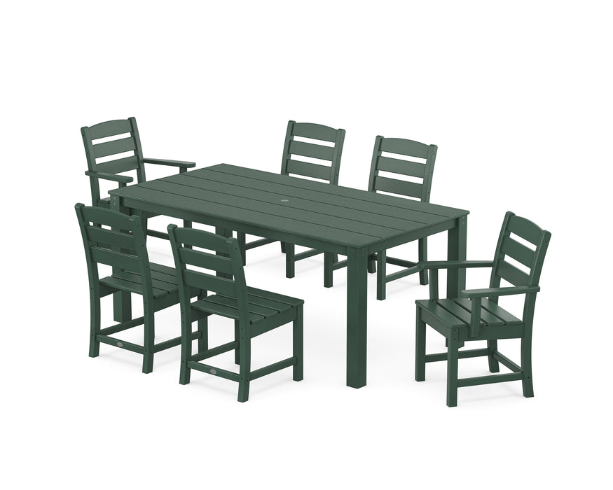 POLYWOOD Lakeside 7-Piece Parsons Dining Set