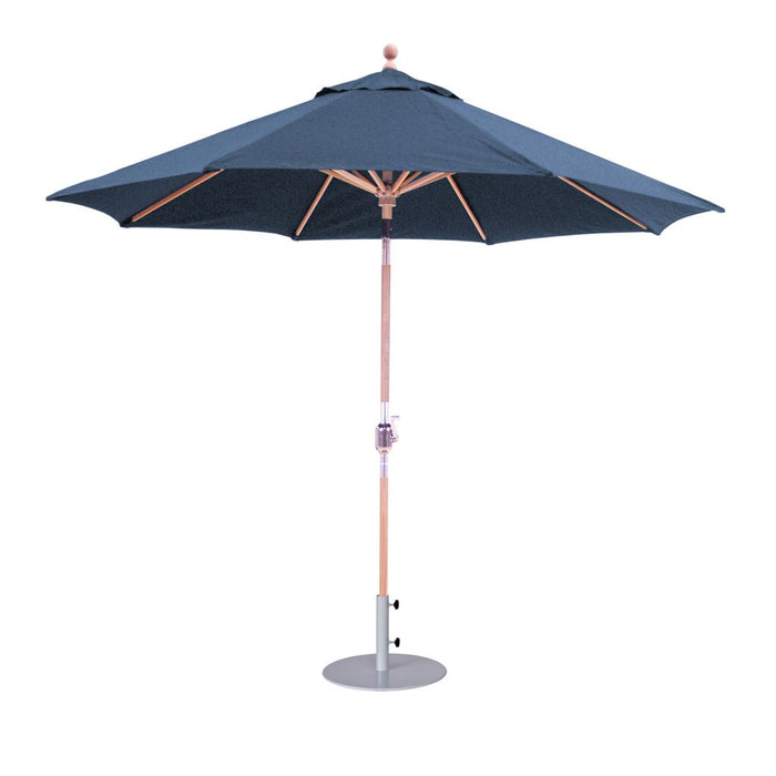Three Birds Casual 9' Umbrella - Crank Lift With Rotational Tilt