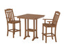 Country Living by POLYWOOD 3-Piece Farmhouse Bar Set with Trestle Legs