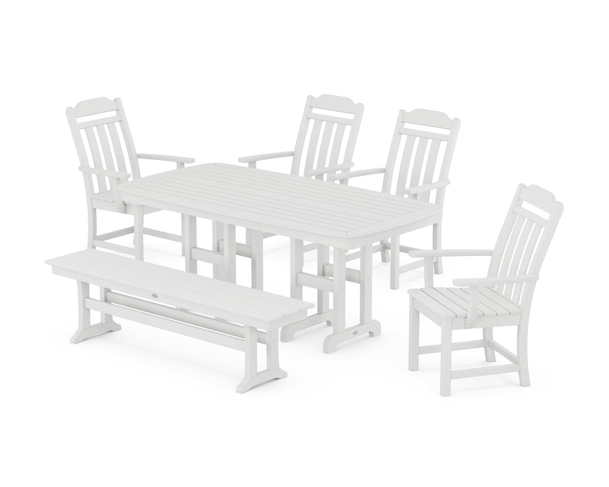 Country Living by POLYWOOD 6-Piece Dining Set with Bench