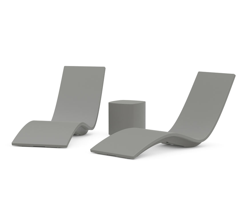 POLYWOOD® Laguna 3-Piece In-Pool Chaise Lounge Set