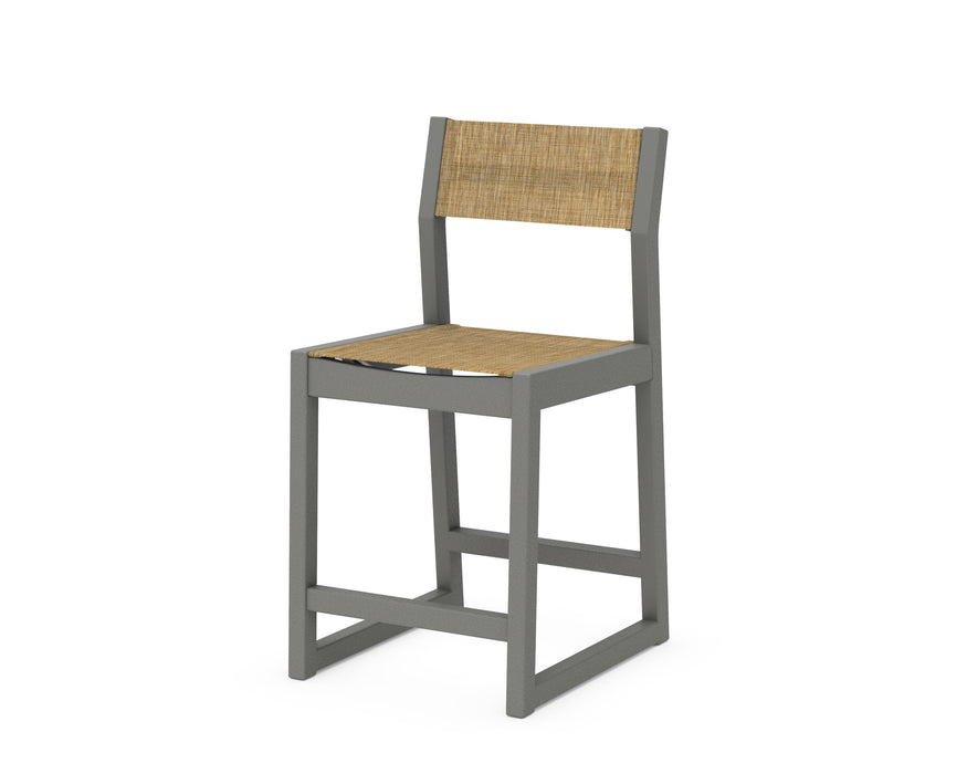 POLYWOOD® EDGE Sling Counter Side Chair