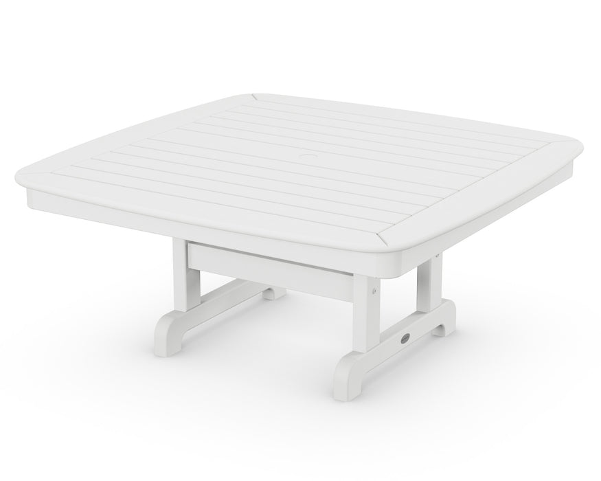 POLYWOOD Nautical 44" Conversation Table in White