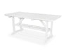 POLYWOOD Park 33" x 70" Harvester Picnic Table in White