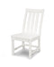 POLYWOOD Vineyard Dining Side Chair in Vintage White