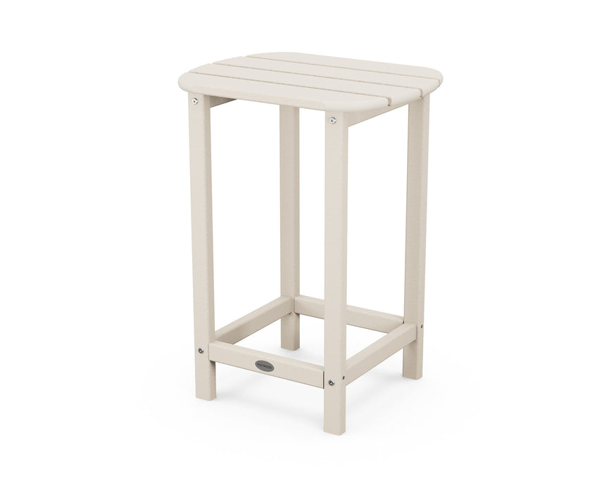 POLYWOOD South Beach 26" Counter Side Table in Sand