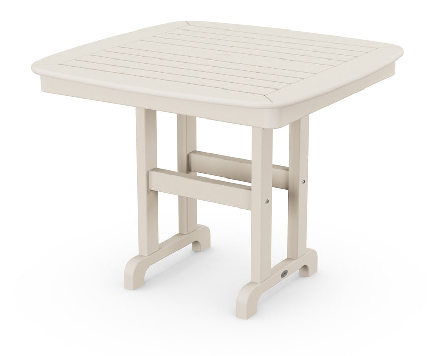 POLYWOOD Nautical 37" Dining Table in Sand