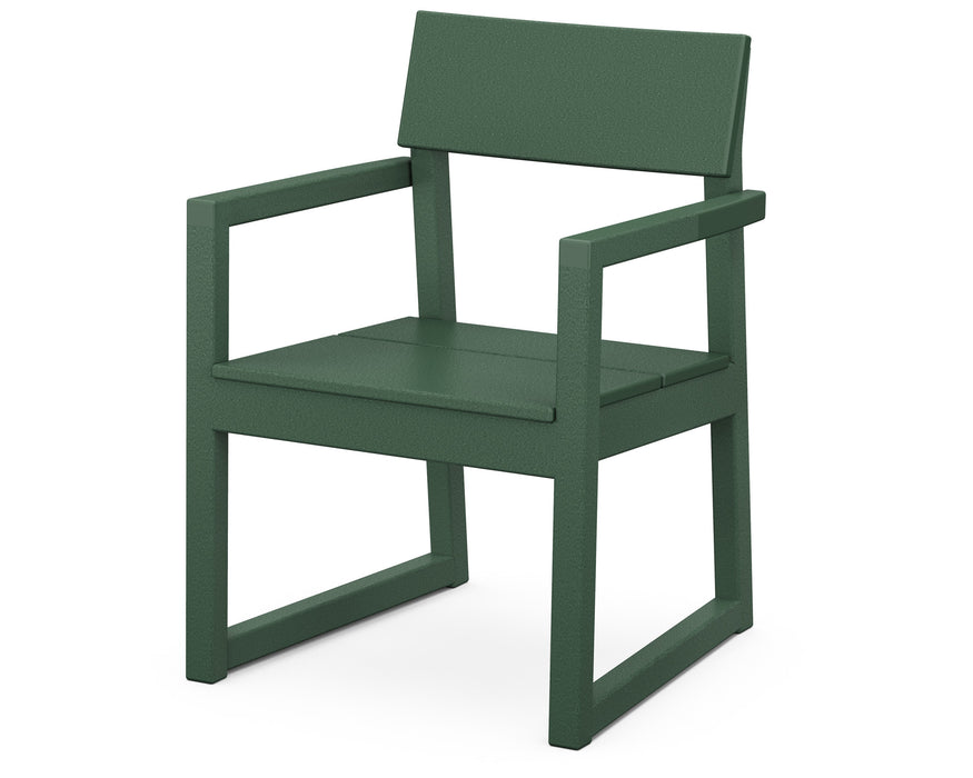 POLYWOOD EDGE Dining Arm Chair in Green