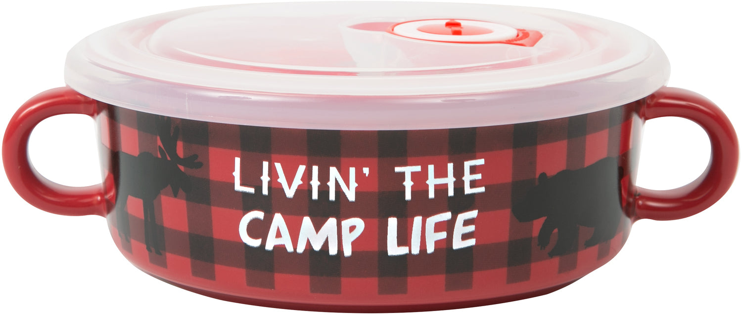 Camp Life  13.5 oz Double Handled Soup
