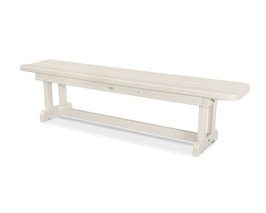 POLYWOOD Park 72" Harvester Backless Bench in Sand