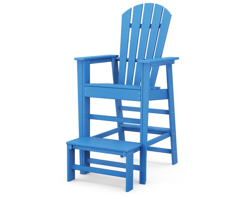 POLYWOOD South Beach Lifeguard Chair in Pacific Blue