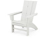 POLYWOOD® Modern Curveback Adirondack Chair in Vintage White