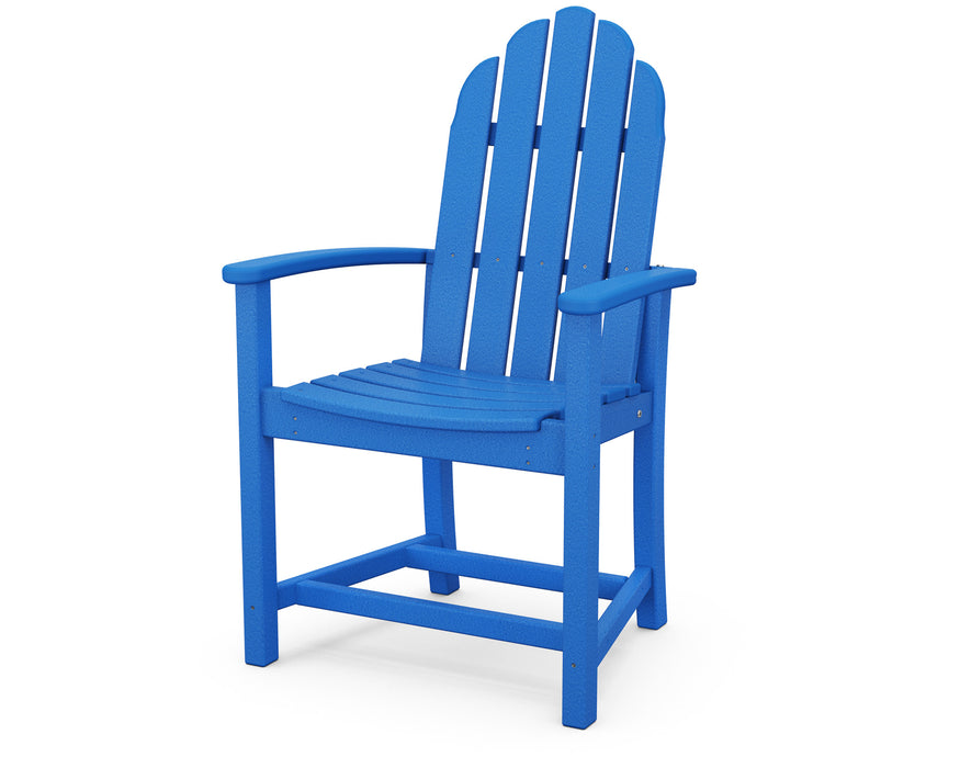 POLYWOOD Classic Adirondack Dining Chair in Pacific Blue