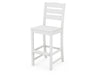 POLYWOOD Lakeside Bar Side Chair in White