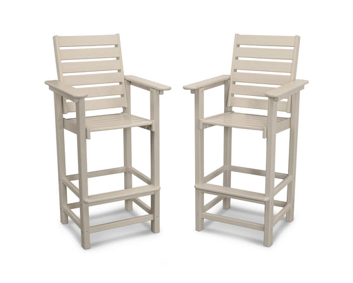 POLYWOOD Captain Bar Chair Duo in Sand