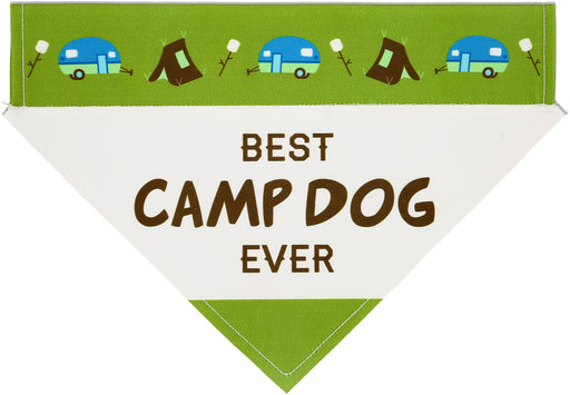 Camp Dog  12" x 8" Canvas Slip on Pet (Med/ Lg)