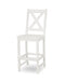 POLYWOOD Braxton Bar Side Chair in White